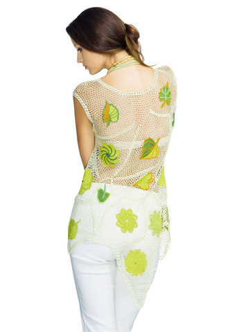 Блуза лимонно-зелена, зплетена у техніці ірландського мережива Видавничий дім "Пресподіум" (370386280)