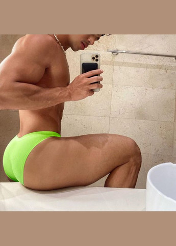 Мужские салатовые нижнее белье с пуш-апом 0850