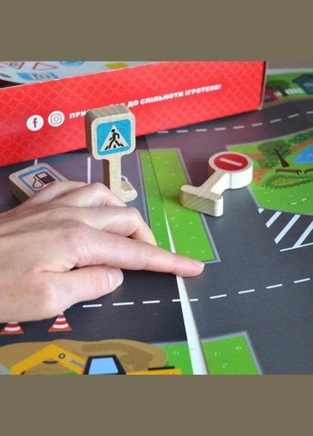 Детская игра учебно-познавательная "Дорожные знаки" 900149 Igroteco (344390868)
