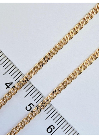 Золотий ланцюг «Нонна/Мона Ліза» (55см) 6582-1 Багет (356672089)