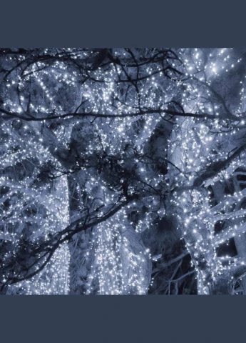 Гірлянда вулична (зовнішня) 18 м 300 LED Cold White Springos CL0325 (275096124)