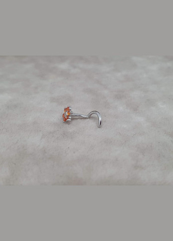 Серебряные серьги с фианитами. 8182434Р ОРАНЖ Астор (315140974)