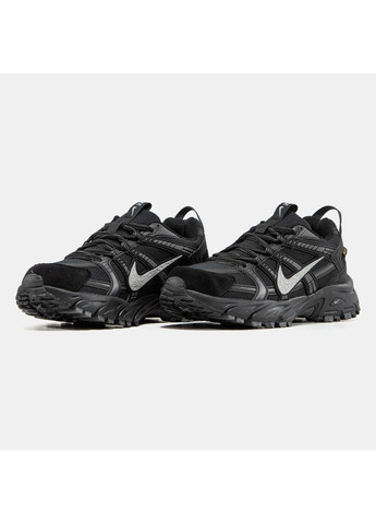 Черные демисезонные кроссовки мужские nike v2k run black grey gore-tex termo | найк в2к рантекк термо черные No Brand
