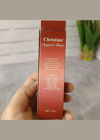 Блеск для губ Christian Crystal Shine lip gloss 13 ml номер 10 No Brand (348061323)