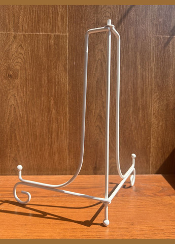 Подставка металлическая под картину, книгу, тарелку 24х20 см 2011000 белая Lefard (299387630)