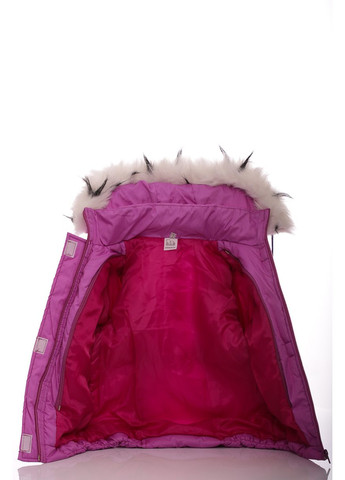 Фиолетовый зимний комбинезон для девочки на синтепоне классика лиловый 92 см (30000) BABYKROHA
