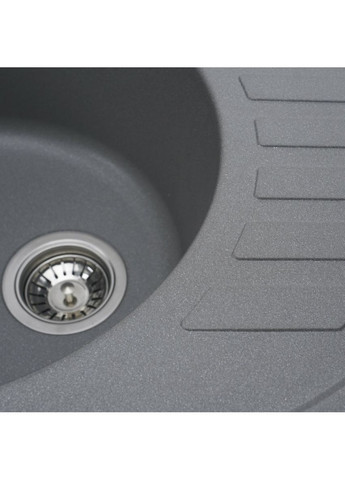 Гранитная мойка для кухни 6250 SOUL матовая Серый муссон Platinum (336937432)