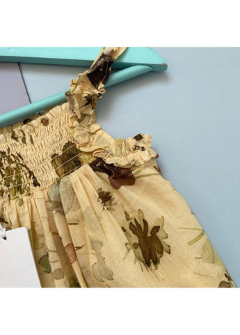 Бежева майка pumpdelux літня на дівчинку, бежева POMPdeLUX