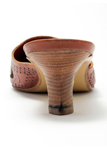 Fit Mix Женские кожаные туфли на низком каблуке S-12B темно-бежевый з, — демисезон (341322193)