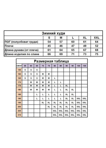 Зимовий худі з начосом чорний Vakko (301834033)