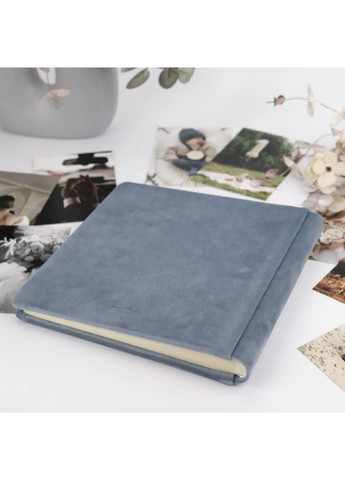 Фотоальбом з велюру весільний "This is us" Блакитний 23х23 см 30 листів Handmade 201-004-033 (365783724)