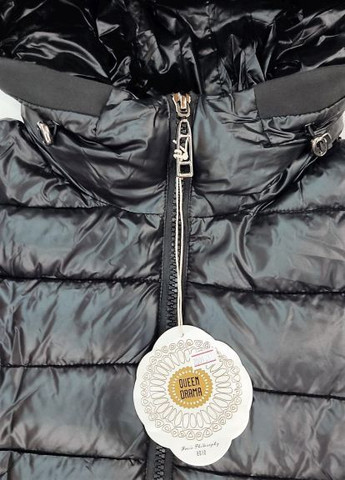 Чорне зимнє Пальто Queen Drama