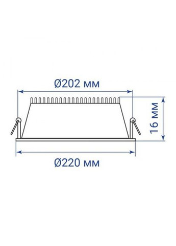 Светодиодный светильник AL510-1 20W 4000K (01885) Feron (316303956)