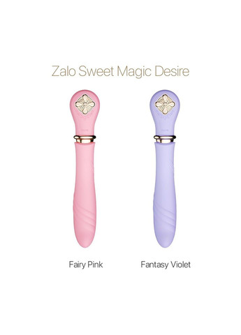 Вибратор пульсатор с подогревом Sweet Magic Desire Fantasy Violet турбо режим мощный вибромассажер Zalo (298349086)