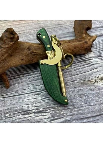 Подарочный карманный нож-брелок с фиксатором из нержавеющей стали No Brand (332812317)