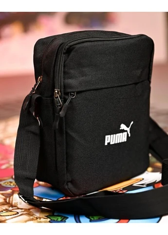 Сумка через плече Puma чорна Oxford компактна міська ВТ4727 No Brand (392963323)