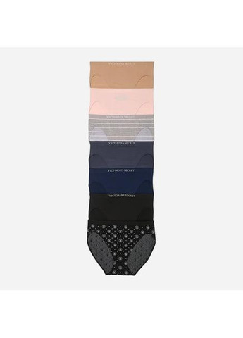 Набір жіночих трусиків-сліпів Brief Panties 7-Pack, розмір L, 7 шт, різнокольорові Victoria's Secret (366880218)