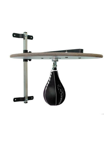 Пневмогруша боксерська 3061 PP_3061__Black, чорна, шкіра, M PowerPlay (315773714)