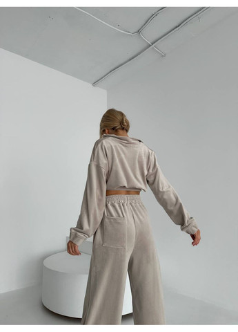 Жіночий спортивний велюровий костюм queensleep_7km 241 (350199235)