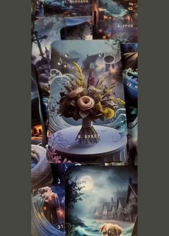 Карти Таро Оракул Ленорман Нічного Міста 48 шт. No Brand (332625948)