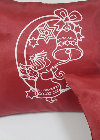 Комплект декоративних подушок Новорічні 40х40см 2шт червоні (п_0680п) Firanka New Year (315040616)