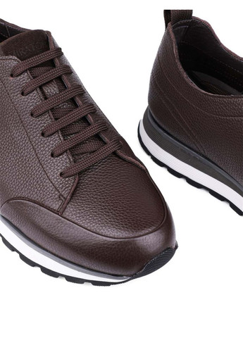 Коричневые всесезонные мужские кроссовки m907a-9-g68/x61 коричневый кожа MIRATON