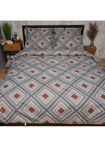 Комплект постільної білизни Мікросатин Premium King Size 220x240 наволочки 4х50х70 (MS-820009943) Moon&Star Loft Style (356114687)