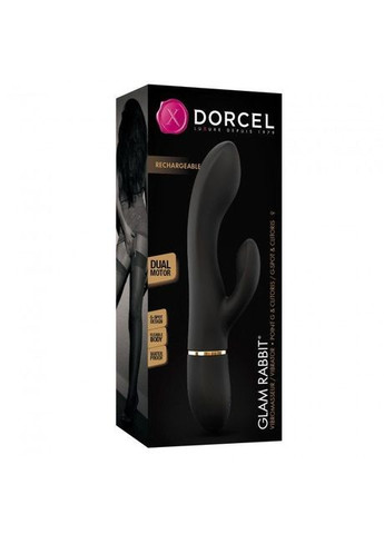 Вибратор кролик GLAM RABBIT, гибкий ствол, стимуляция точки G, 2 мотора Dorcel (296626983)