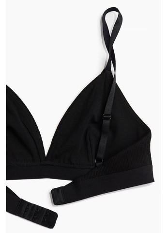 Чёрный бюстгальтер без косточки H&M