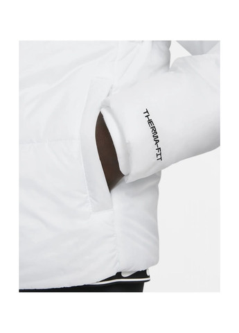 Белая женский пуховик w nsw tf rpl classic tape jkt white Nike