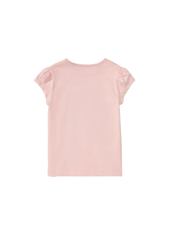 Розовая демисезонная футболка хлопковая з принтом для девочки fireman sam 371673 Disney