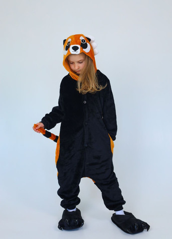 Дитяче кігурумі Червона панда з хвостиком та кишенями піжама єнот My Kigu (365247871)