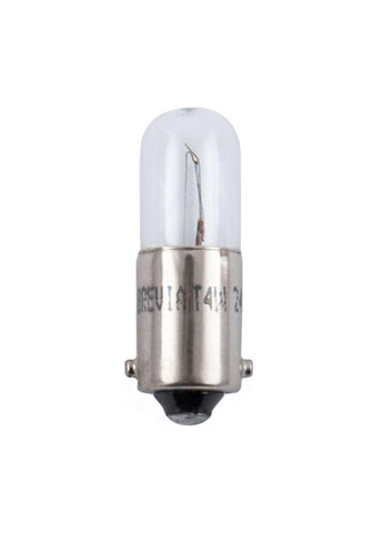 Лампа розжарювання T4W 12 V 4 W BA9s CP паковання з 10 штук Brevia (279826622)