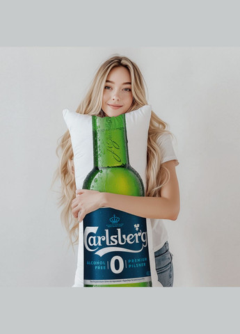 Дакимакура, пиво, Carlsberg Non Alcoholic (подушка объятия) 120*40 см No Brand (317268038)