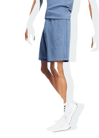 Шорты ALL SZN French Terry 3-Stripes Garment-Wash adidas (292305413)