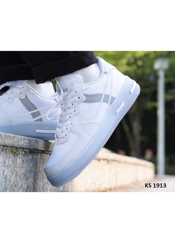 Комбіновані Осінні кросівки чоловічі nike air force d / ms / x react low найк аір форс 1 преміум No Brand