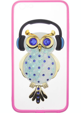 Чехол-накладка TPU Stones Case IPhone 6 Plus/6S Plus Owl in Headphones Blue Toto (301782752)