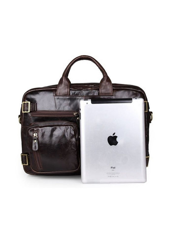 Чоловіча шкіряна сумка 38х13х29 см John McDee (315872568)