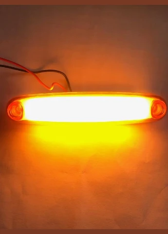 Габарит - помаранчевий - 105х20мм - 12/24V Led 8 Неоновий - "MRT-21" - К-080 (5шт) No Brand (354762291)