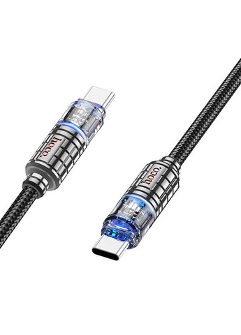 Кабель USB Type-C до USB Type-C / Провід шнур юсб тайп сі на юсб тайп сі для швидкої зарядки та передачі даних 1,2м Hoco (356102695)