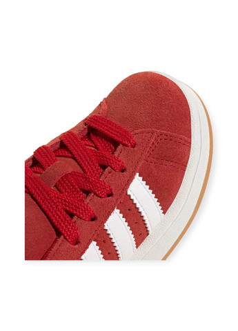 Красные всесезонные кроссовки на девочку campus 00s elastic lace - 30.5 adidas