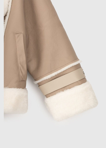 Дубленка для девочки 8587 164 см Бежевый (2000990214034W) shop (2000990214034) Yekipeer (269367249)