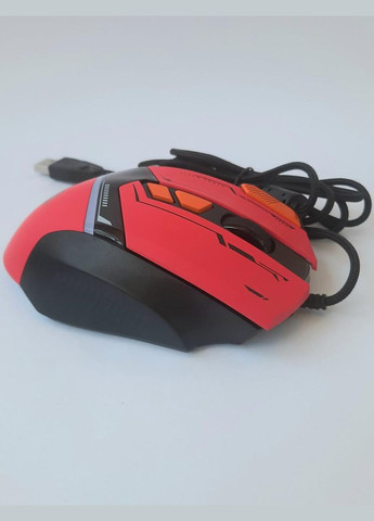 Мышь игровая Wired gaming mouse GD-002 RGB красная 8 кнопок двойной клик No Brand (328926027)