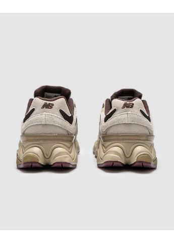 Черные демисезонные кроссовки мужские new balance 9060 sydneys signature collection in beige / brown / black suede / mesh нью беланс 9060 No Brand