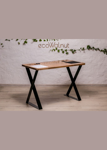 Стіл прямокутний iTable Офісний робочик стіл з деревини волоського горіха EcoWalnut (294342572)