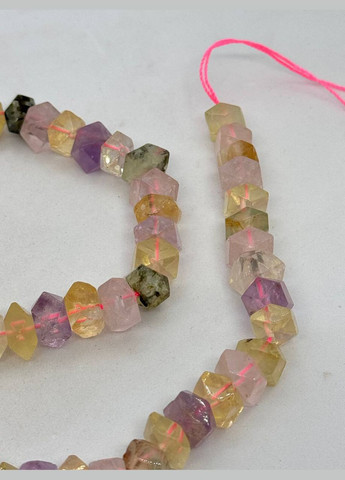 Кварцовий мікс на нитці 40 см Різнокольоровий No Brand (331610915)