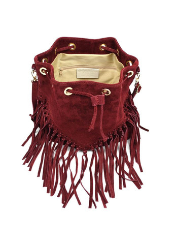 Жіноча замшева сумка на плече (Італія) fz1896103 марсала Firenze (316702211)