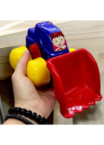 Пластиковая машинка "Клепа экскаватор", 18 см (TS01091996258380) Bamsic (371357913)