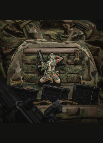 Нашивка Tactical girl №1 Якудза PVC Multicam M-TAC (315048072)