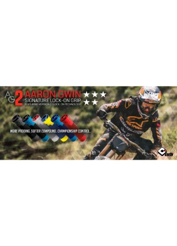 Грипсы AG-2 Black/Graphite с черными замками (черно-графитовые с черными замками) (OBOD_D35A2BH-B) Odi (395407924)